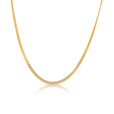 18k Solid Gold Curb Chain